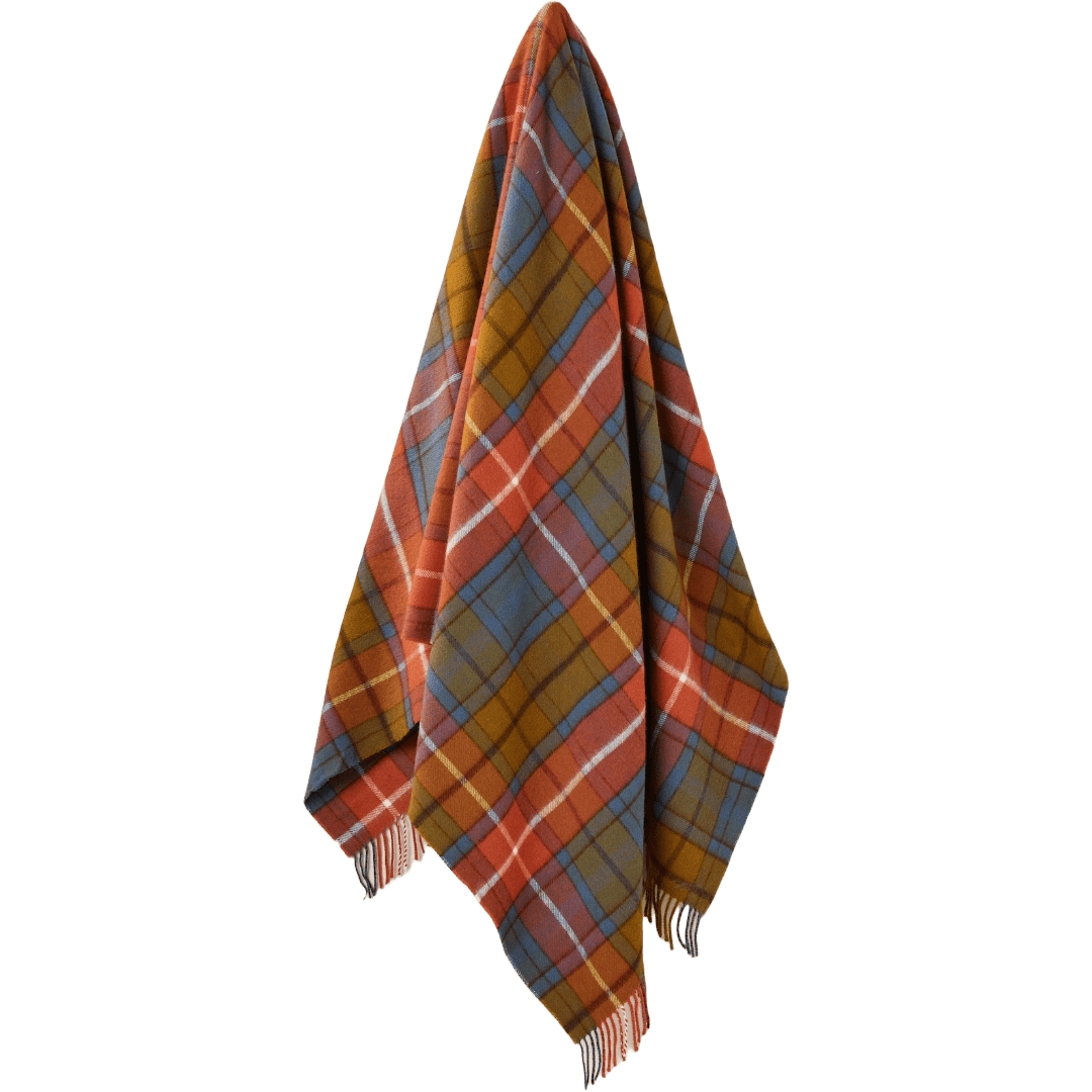 Plaid Tartan Antique Buchanan - Merino Lamswol - 140x185 - Bronte by Moon Scotland by MoodCompanyNL
