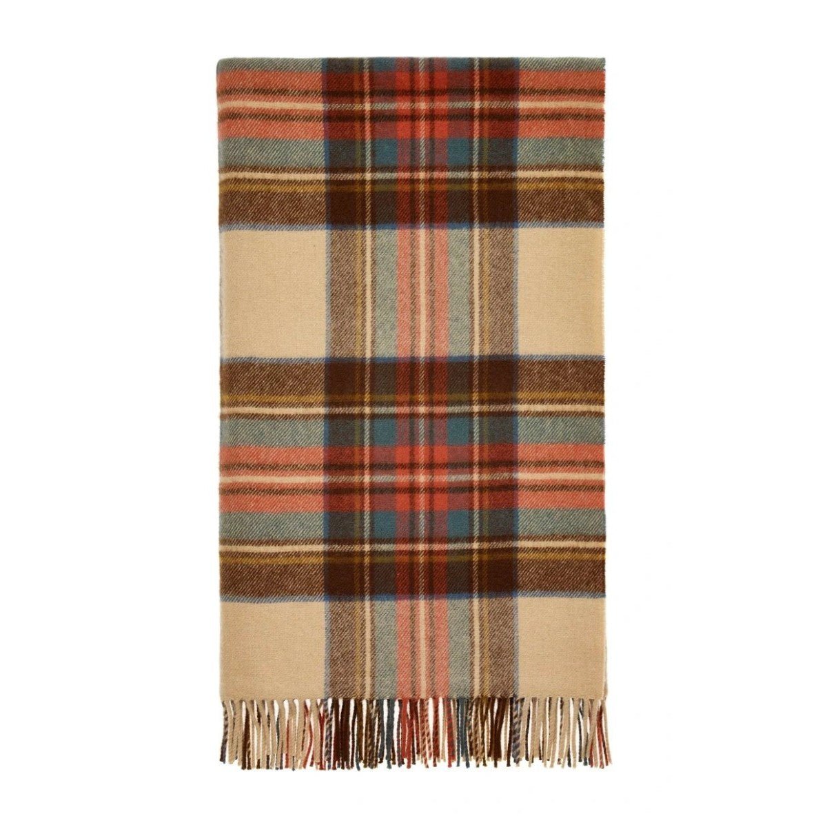 Mood Company - Plaid Tartan Antique Dress Stewart - Merino Lamswol - 140x185 - Bronte by Moon - 5057900078443