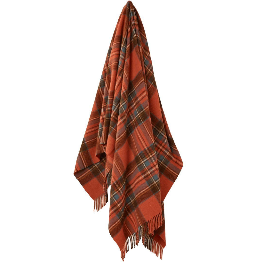 MoodCompanyNL - Plaid Tartan Antique Royal Stewart - Merino Lamswol - 140x185 - Bronte by Moon Scotland - 5057900079549