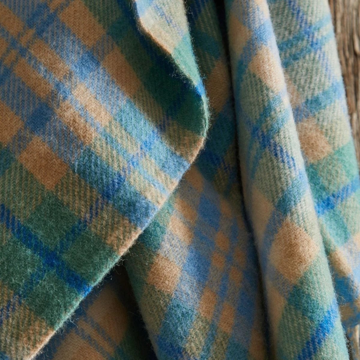 Plaid Tartan Cottage Blauw 150x183 - Nieuw Wol - Tweedmill UK by MoodCompanyNL