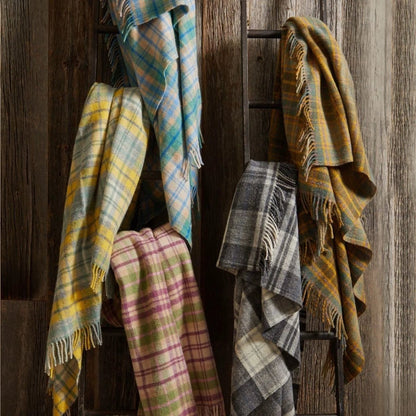 Plaid Tartan Cottage Blauw 150x183 - Nieuw Wol - Tweedmill UK by MoodCompanyNL