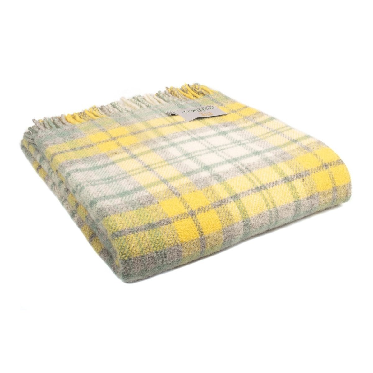 MoodCompanyNL - Plaid Tartan Cottage Geel - 150x183 - Nieuw Wol - Tweedmill UK - 5060674571997