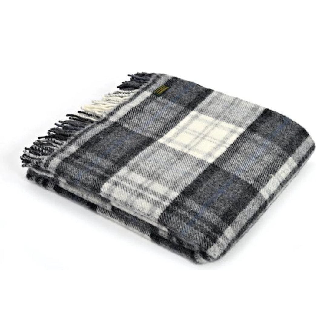 MoodCompanyNL - Plaid Tartan Cottage Grijs - 150x183 - Nieuw Wol - Tweedmill UK - 5060067701314