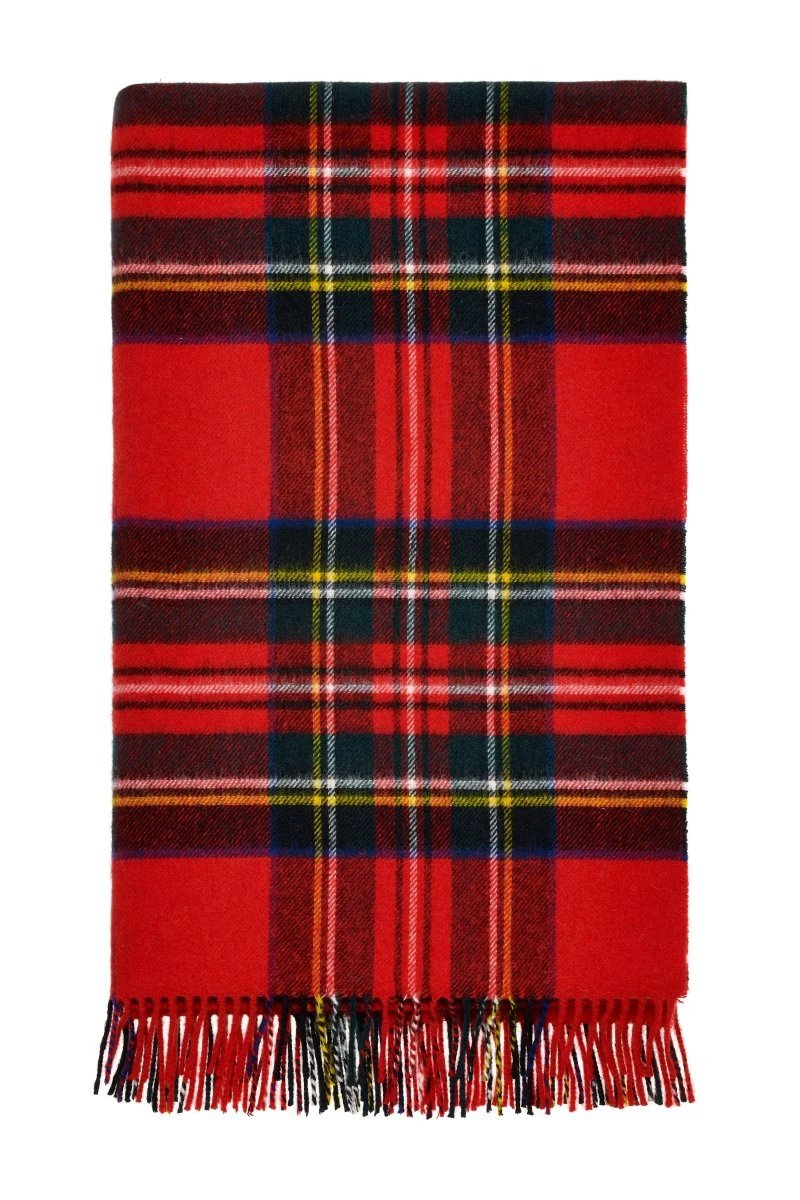 Plaid Tartan Royal Stewart - Merino Lamswol - 140x185 - Bronte by Moon Scotland by MoodCompanyNL