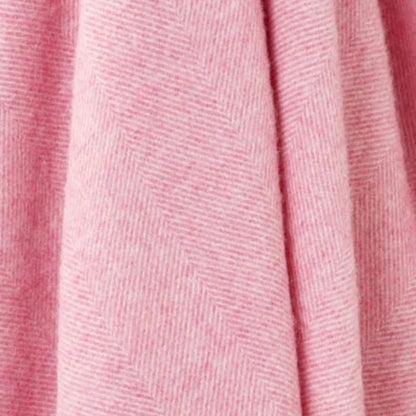 Mood Company - Plaid Visgraat lichtroze - Shetland Lamswol - 140x185 - Bronte by Moon Scotland - 6095632999901