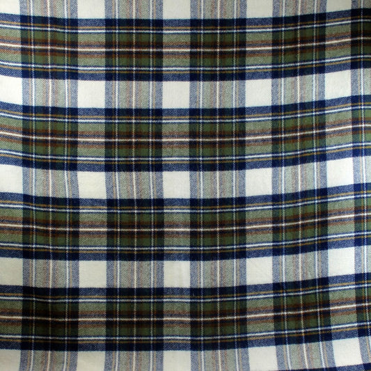 Mood Company - Plaid zonder franje Tartan Muted Blue Dress Stewart - 150x200 - Nieuw Wol - Tweedmill UK - 