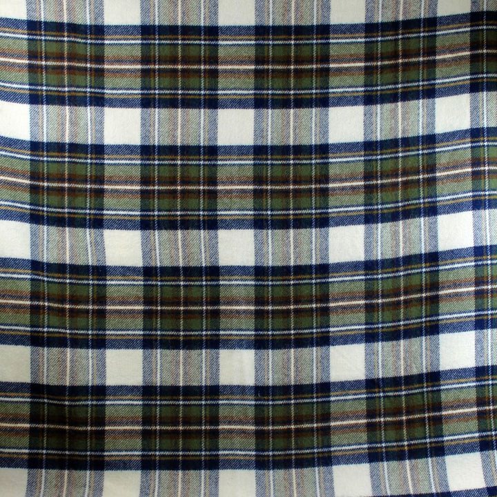 Mood Company - Plaid zonder franje Tartan Muted Blue Dress Stewart - 150x200 - Nieuw Wol - Tweedmill UK - 