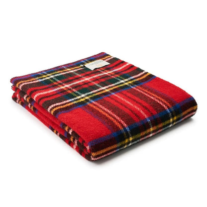 Plaid zonder franje Tartan Royal Stewart - 150x200 - Nieuw Wol - Tweedmill UK by MoodCompanyNL