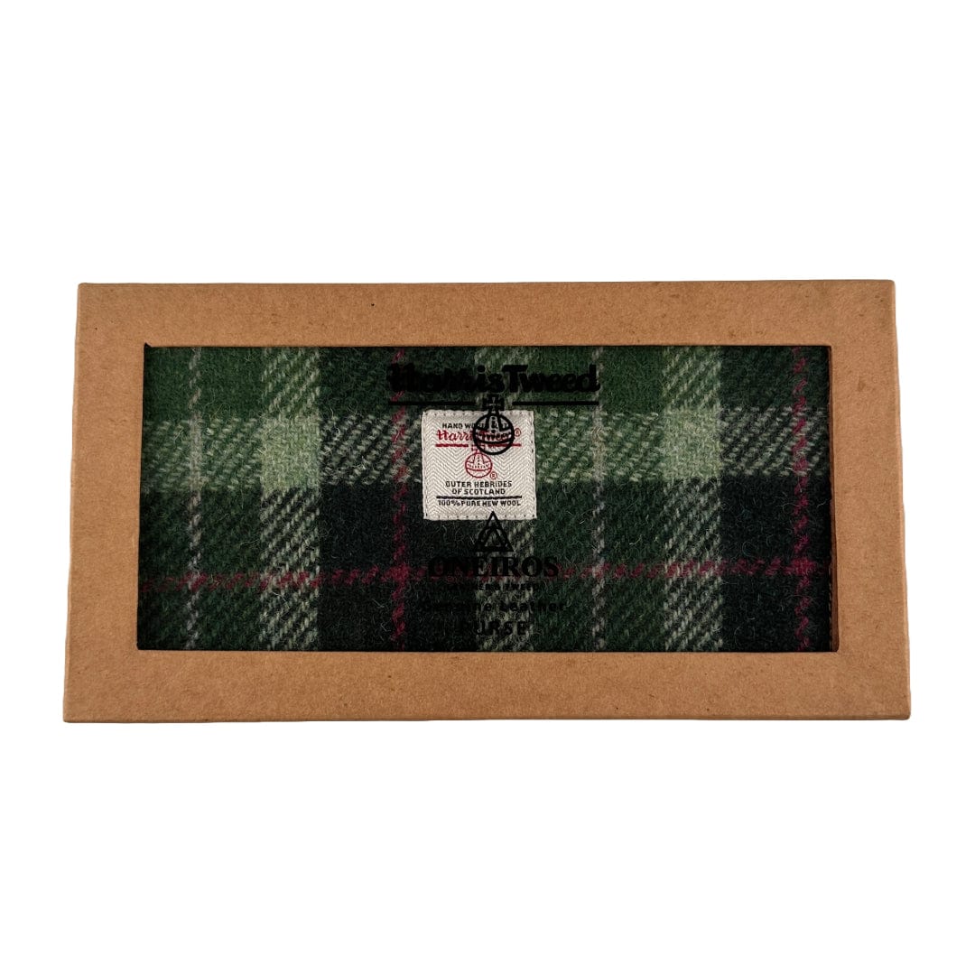 MoodCompanyNL - Portemonnee Groen Tartan & Leer | Compact & Klassiek | Das Impex - 5056703020734