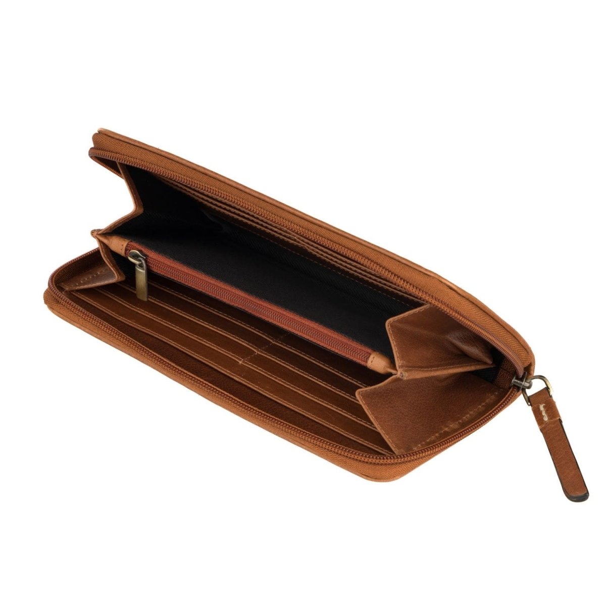 MoodCompanyNL - Portemonnee Groen Tartan & Leer | Compact & Klassiek | Das Impex - 5056703020734