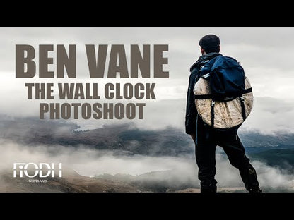 Clock made from old whisky barrels Handmade in Scotland