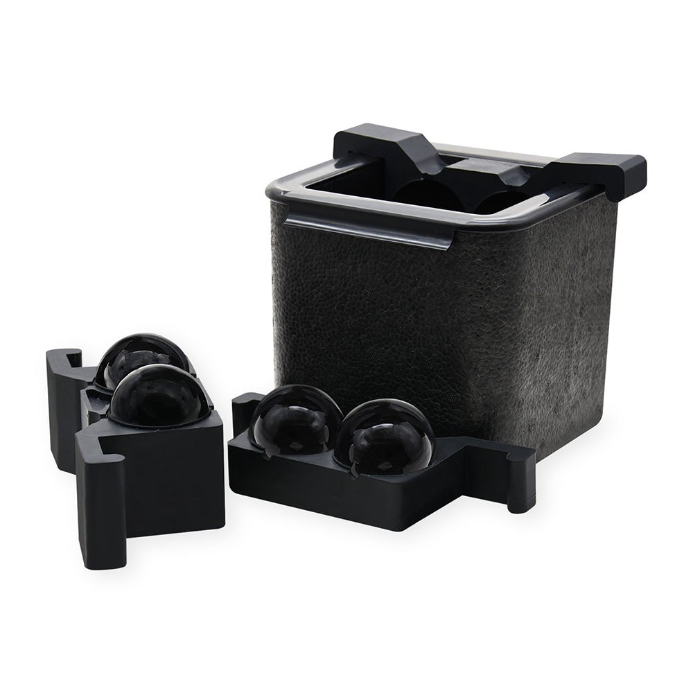 Mood Company - Professionele Crystal Clear IJsbalvorm - 4 IJsballen Ø 6 cm - Mood4Whisky - 6151222466465