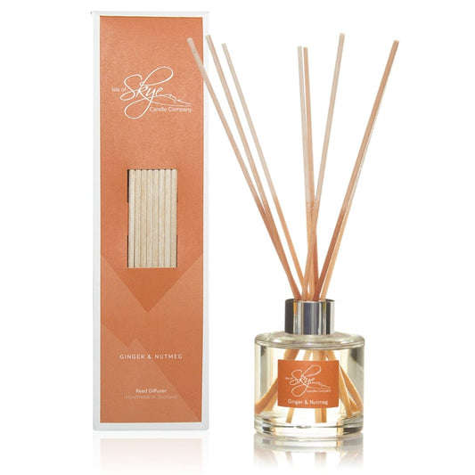 MoodCompanyNL - Reed Diffuser Gember en Nootmuskaat - 12 weken - Isle of Skye Candle - 5060346380896
