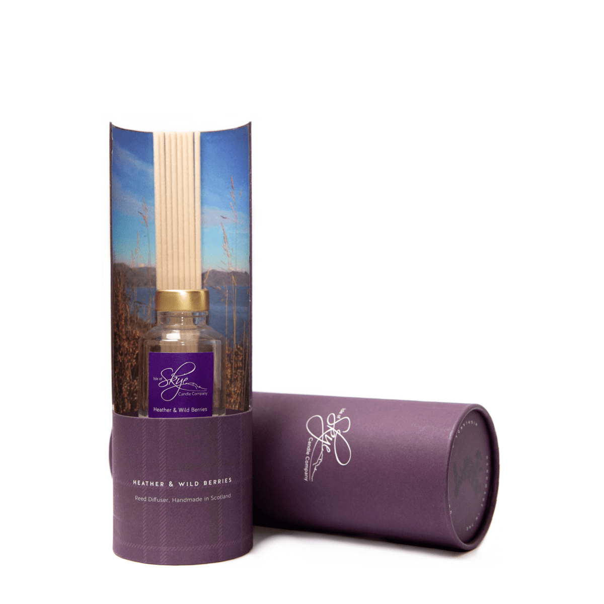 MoodCompanyNL - Reed Diffuser Heide en Wilde Bessen - 12 weken - Isle of Skye Candle - 5060346381398