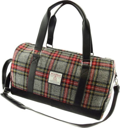 MoodCompanyNL - Reistas Clyde Grijs Rood - Harris Tweed - Extra Groot - Glen Appin of Scotland - 5060631373268