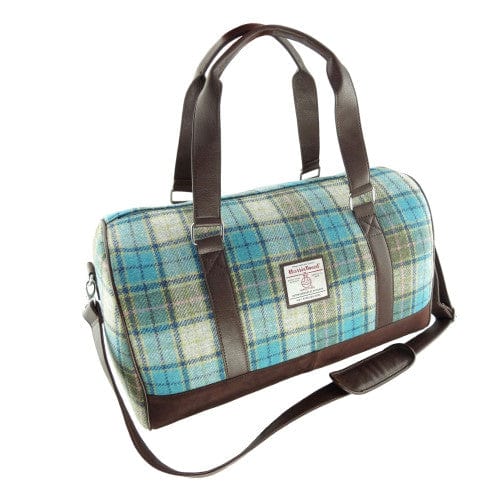 MoodCompanyNL - Reistas Clyde Turquoise Tartan - Harris Tweed - Extra Groot - Glen Appin of Scotland - 5060959020035