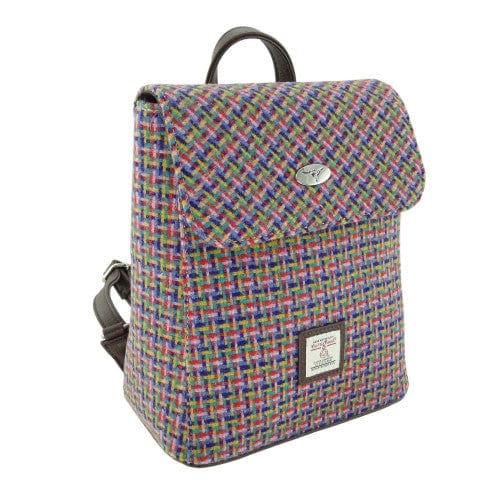 MoodCompanyNL - Rugzak Tummel Jazzy Weave - Mini - 26x21x12 - Harris Tweed - Glen Appin of Scotland - 5060631378973