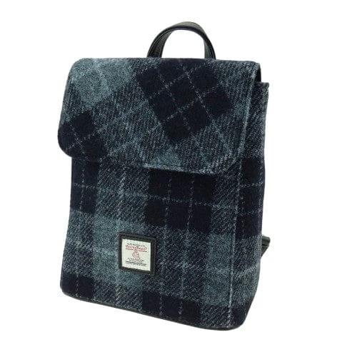 MoodCompanyNL - Rugzak Tummel Tartan Grijs Zwart - Mini - 26x21x12 - Harris Tweed - Glen Appin of Scotland - 5060631375613