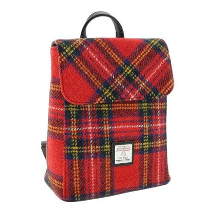 Rugzak Tummel Tartan Royal Stewart - Mini - 26x21x12 - Harris Tweed - Glen Appin of Scotland by MoodCompanyNL