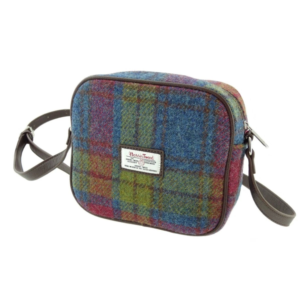 Schoudertas Almond Multi Colour - 19x21x7 - Harris Tweed - Glen Appin of Scotland by MoodCompanyNL