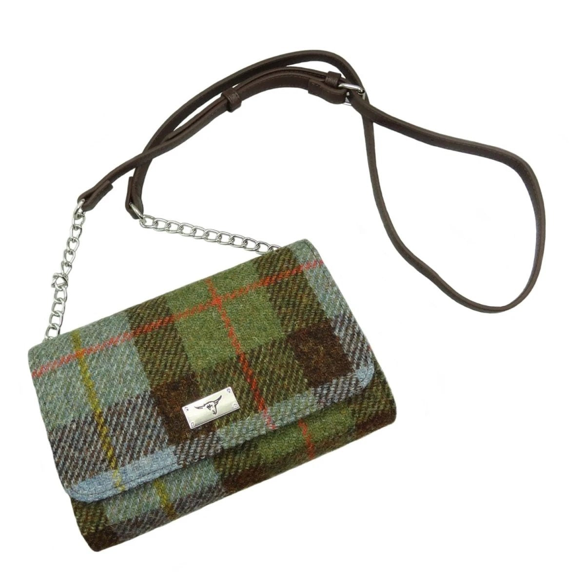 Schoudertas Strathy MacLeod- Portemonnee - Harris Tweed - Glen Appin of Scotland by MoodCompanyNL