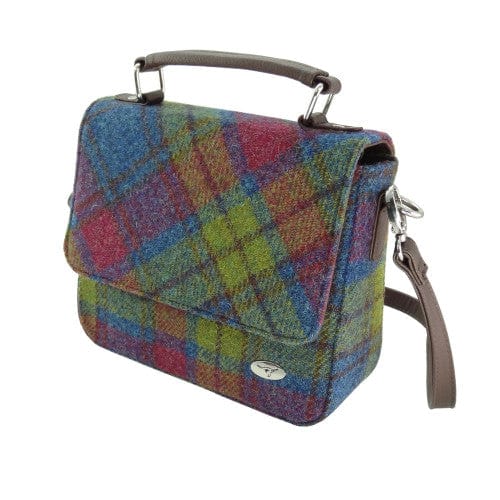 MoodCompanyNL - Schoudertas Thurso Multi Colour - 23x24x9 - Harris Tweed - Glen Appin of Scotland - 5060959023166