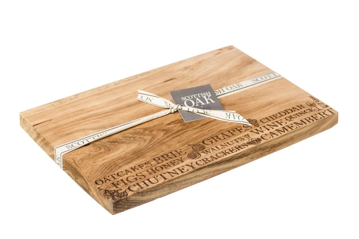 Serveerplank Antipasti - 30x20 - Schots Eikenhout - Scottish Made by MoodCompanyNL