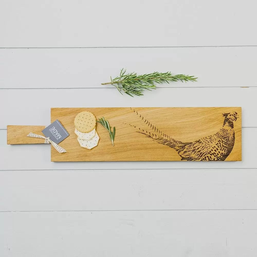 MoodCompanyNL - Serveerplank Fazant Lang - 60x15 - Schots Eikenhout - Scottish Made - 5060426289583