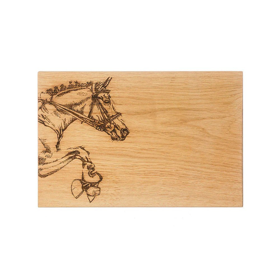 Mood Company - Serveerplank Paard - 30x20 - Schots Eikenhout - Scottish Made - 5060426289965