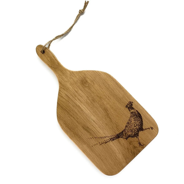 Serveerplank Peddel Fazant Small - 30x15 - Schots Eikenhout - Scottish Made by MoodCompanyNL