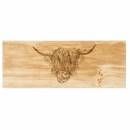 MoodCompanyNL - Serveerplank Shotse Hooglander Groot - 60x25 - Schots Eikenhout - Scottish Made - 5060718712454
