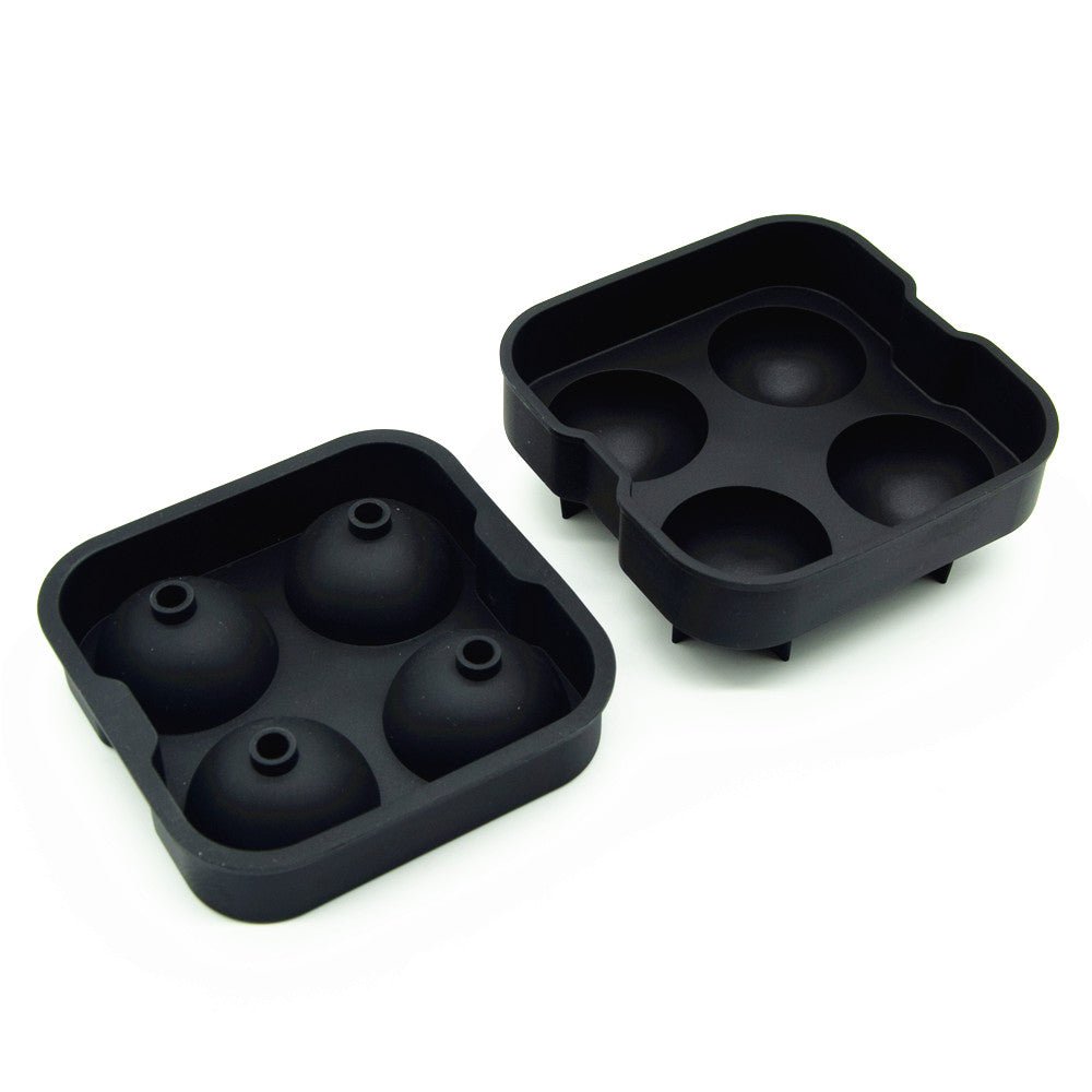 Mood Company - Siliconen IJsbalvorm - 4 IJsballen Ø 4 cm - Mood4Whisky - 6151221337391