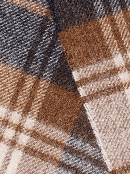 MoodCompanyNL - Sjaal Briggate Natural - Meriono Lamswol - 25 x 190 - Bronte by Moon Scotland - 6095632450488