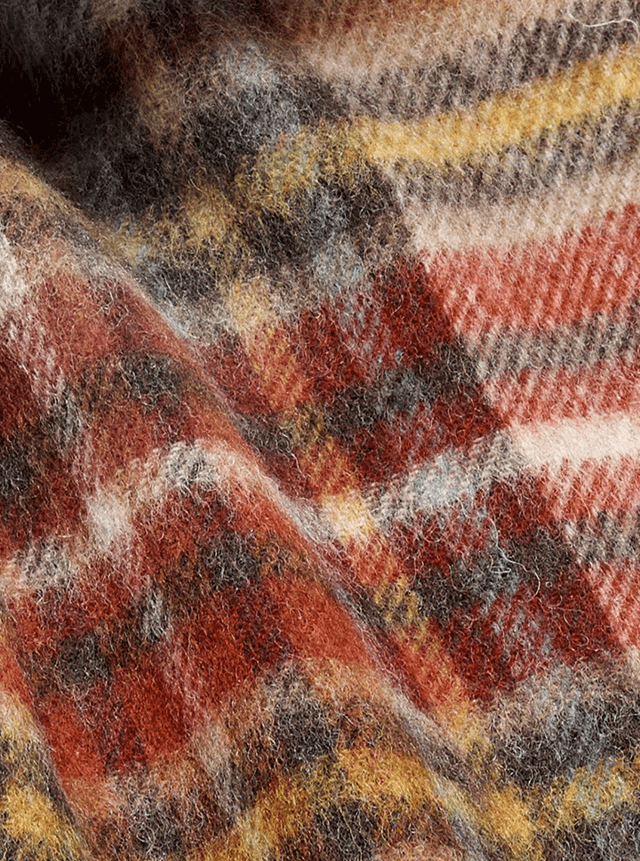 MoodCompanyNL - Sjaal Otley Rust - Meriono Lamswol - 25 x 190 - Bronte by Moon Scotland - 6095638576557