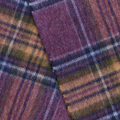 Mood Company - Sjaal Tartan Heather Stewart - Merino Lamswol - 25 x 190 - Bronte by Moon - 6151222945984