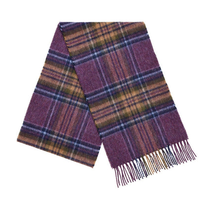 Mood Company - Sjaal Tartan Heather Stewart - Merino Lamswol - 25 x 190 - Bronte by Moon - 6151222945984
