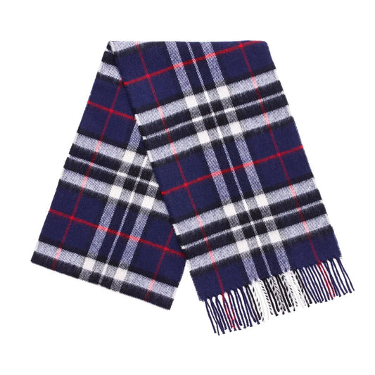 Mood Company - Sjaal Tartan Navy Thompson - Merino Lamswol - 25 x 190 - Bronte by Moon - 6151223254252