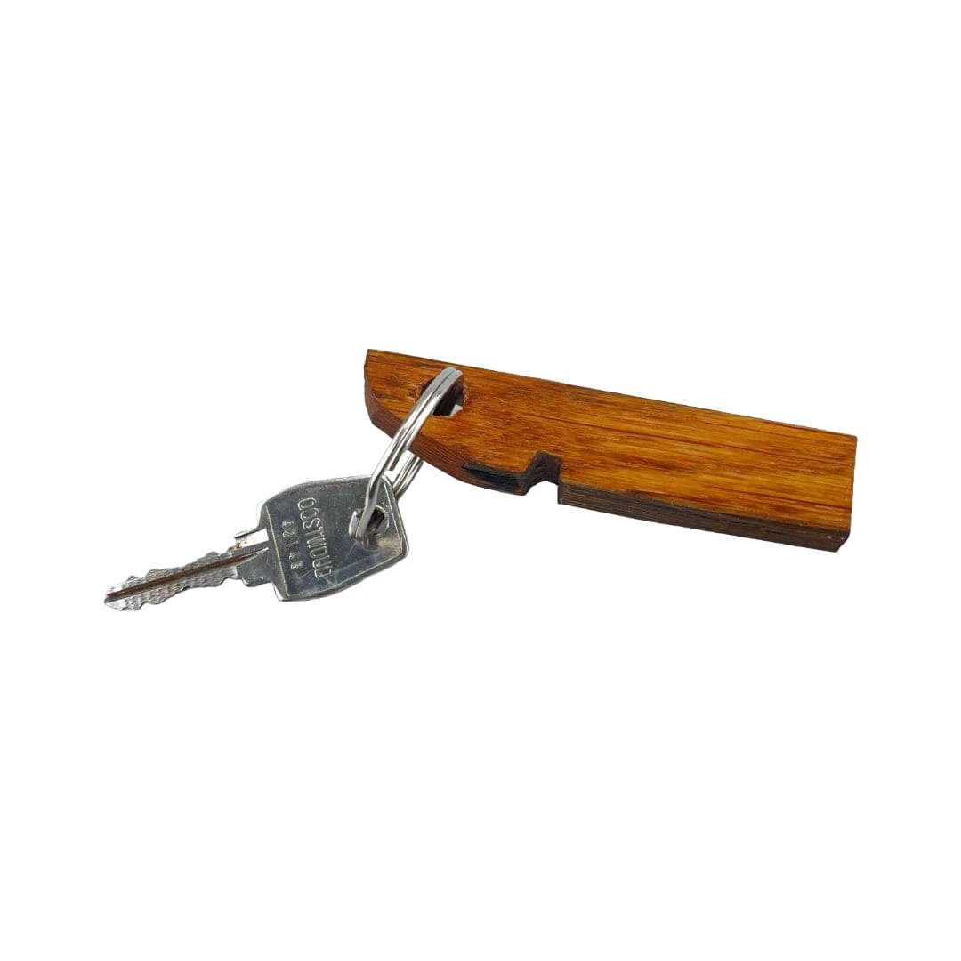 Sleutelhanger van oude whiskyvaten - Handgemaakt - Darach Scotland by MoodCompanyNL
