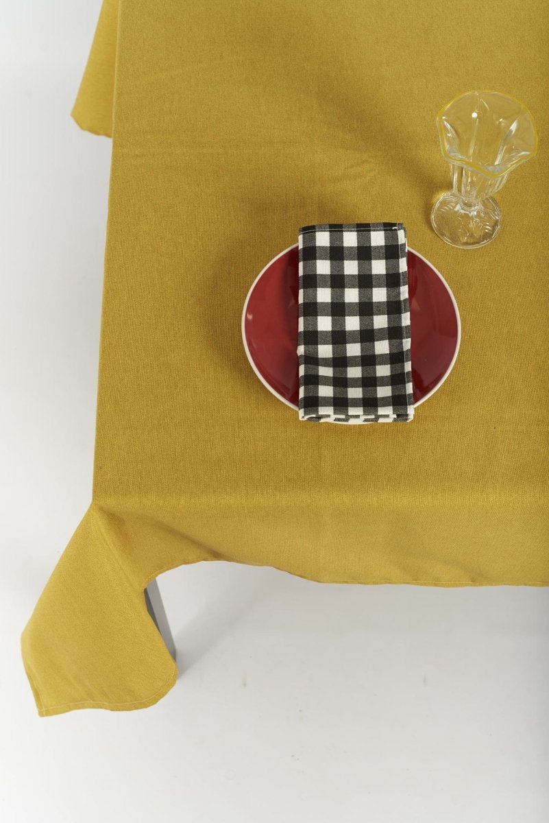 MoodCompanyNL - Tafelkleed Mosterd Geel (English Mustard) Large - 140x220 - Katoen - Mood Company - 6095643357301