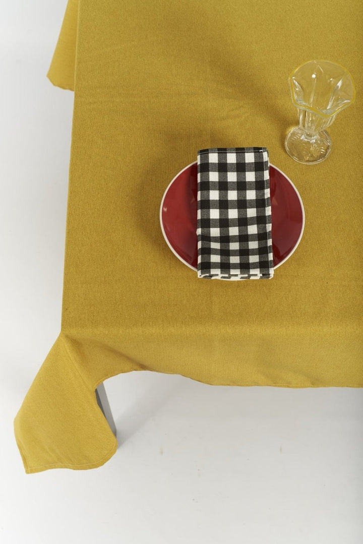 MoodCompanyNL - Tafelkleed Mosterd Geel (English Mustard) Large - 140x220 - Katoen - Mood Company - 6095643357301