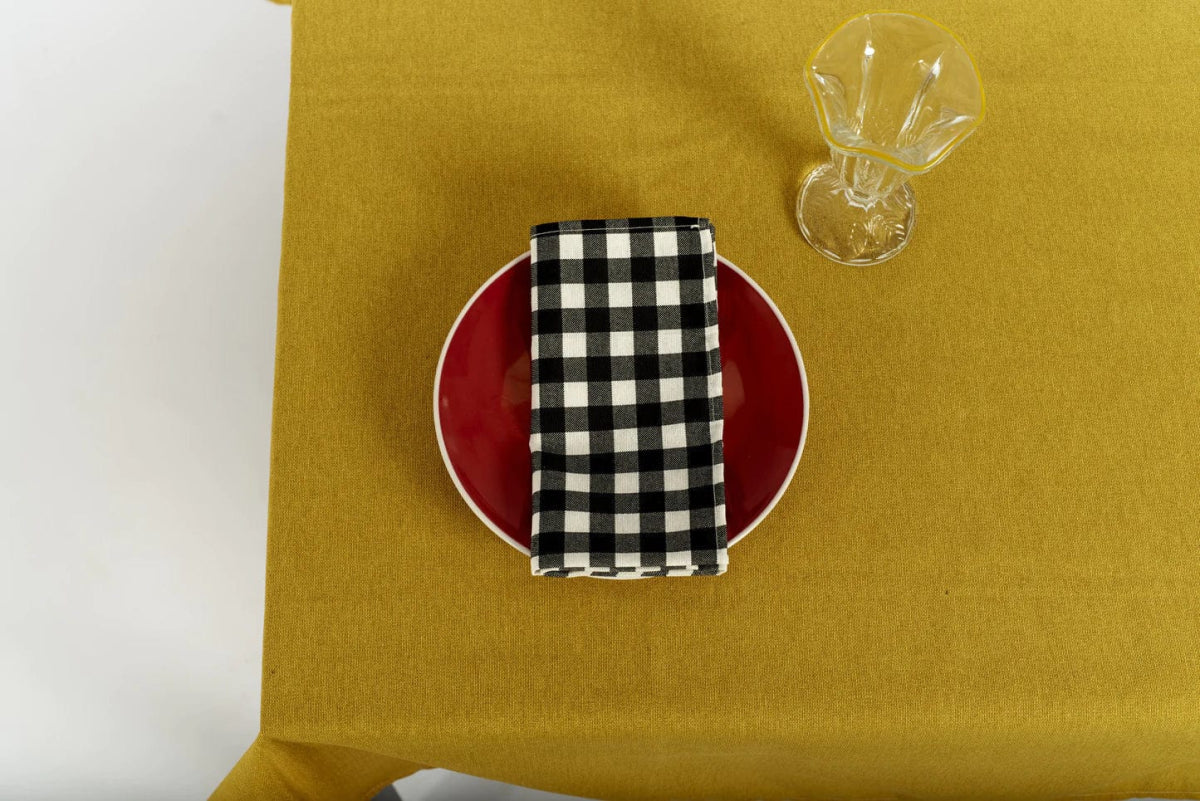 MoodCompanyNL - Tafelkleed Mosterd Geel (English Mustard) Large - 140x220 - Katoen - Mood Company - 6095643357301