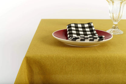 MoodCompanyNL - Tafelkleed Mosterd Geel (English Mustard) Large - 140x220 - Katoen - Mood Company - 6095643357301