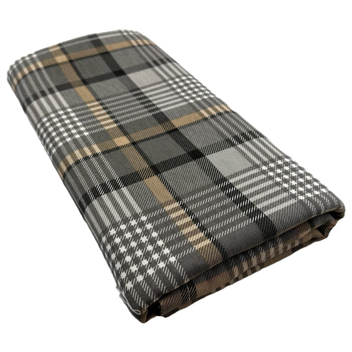 MoodCompanyNL - Tafelkleed Tartan Grijs Large - 140x220 - Katoen - Mood Company - 6095635529501