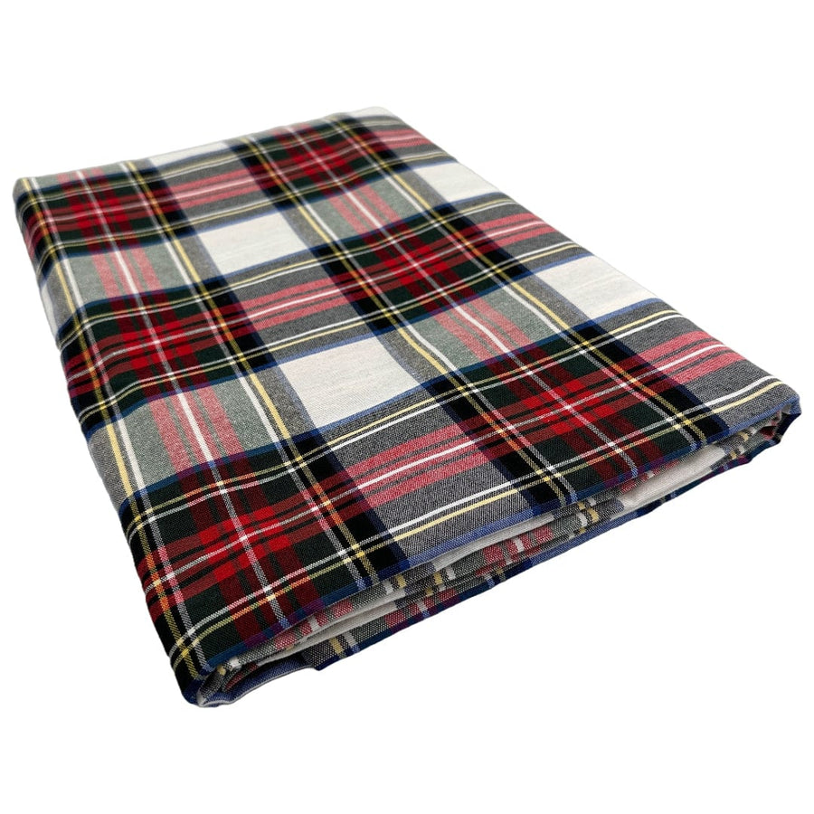 MoodCompanyNL - Tafelkleed Tartan Wit Medium Medium - 120x140 - Katoen - Mood Company - 6151205594536