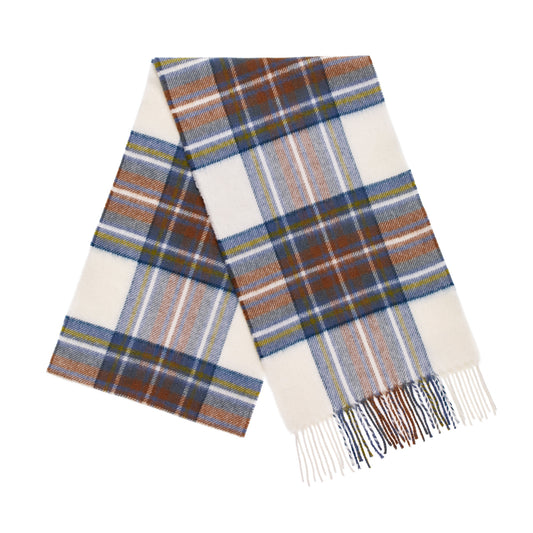Mood Company - Sjaal Tartan Muted Blue Stewart - Merino Lamswol - 25 x 190 - Bronte by Moon