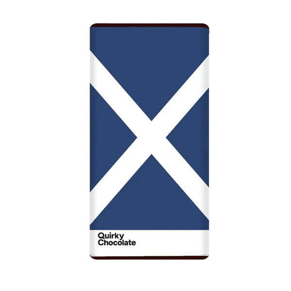 Salted Caramel Chocolade Scotland Flag – Melkchocolade Cadeau – Quirky Chocolate by MoodCompanyNL
