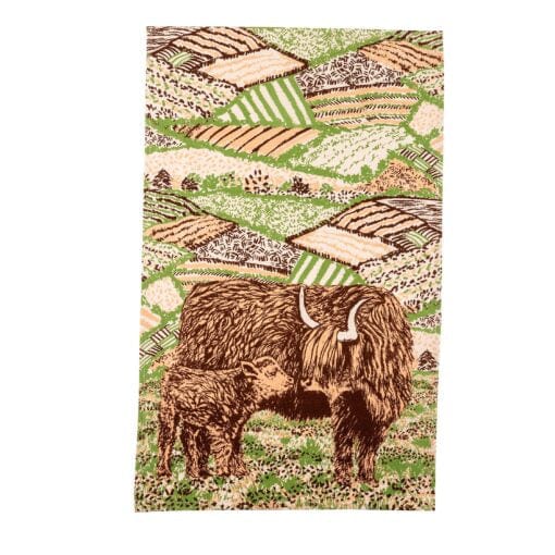 MoodCompanyNL - Theedoek Highland Cow Love - Cherith Harrison UK - 5060453324141