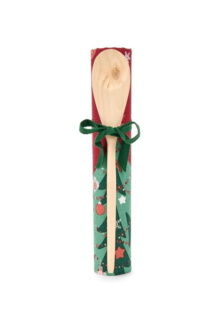 MoodCompanyNL - Theedoek met pollepel cadeau set - kerst - nuvole di stoffa - 6151209630650