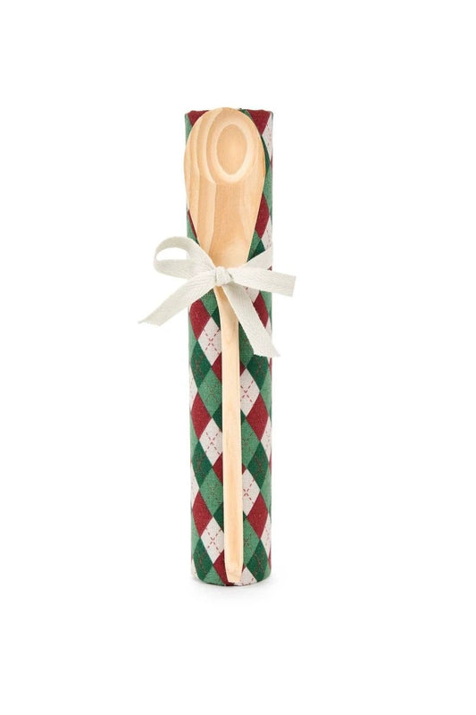 Theedoek met pollepel cadeau set - kerst - nuvole di stoffa by MoodCompanyNL