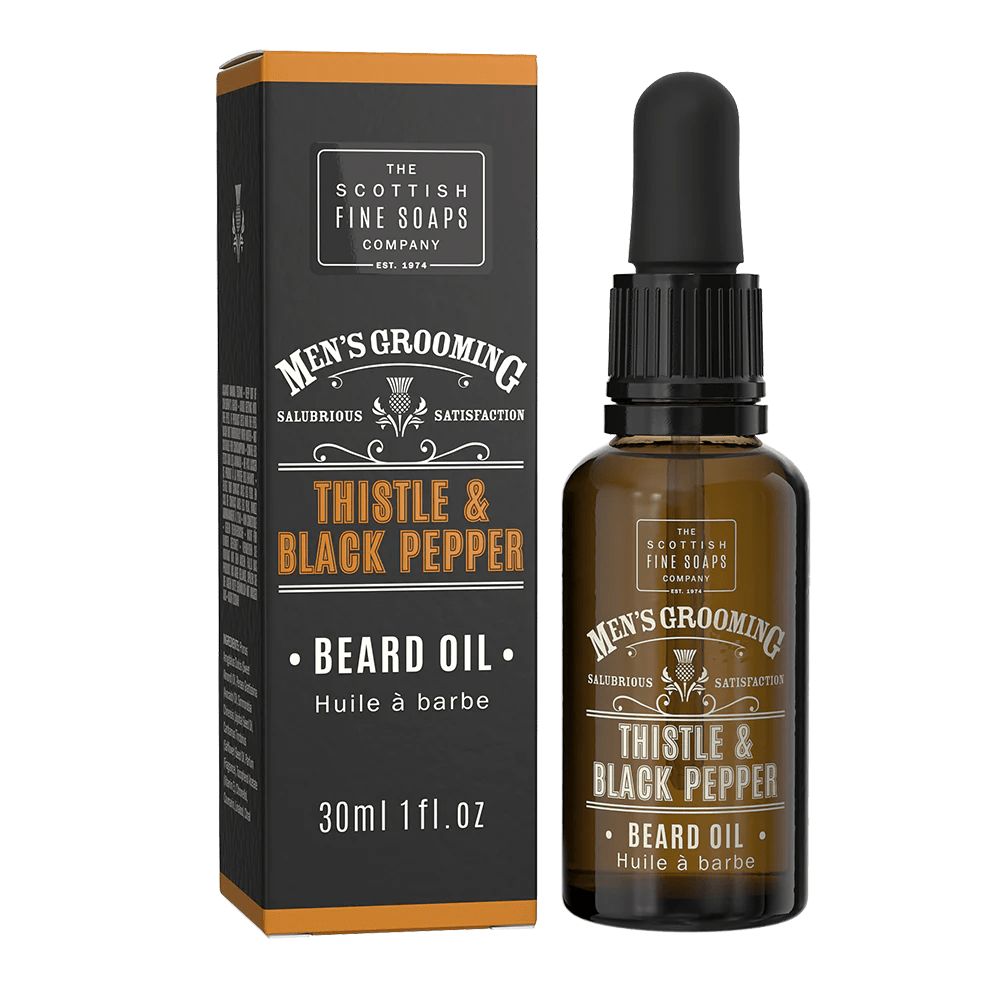 MoodCompanyNL - Thistle & Black Pepper Baard olie 30 ml - 5016365018371